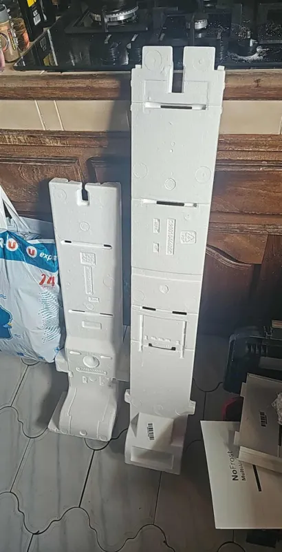 colonne de flux d'air sur frigo Bosch 