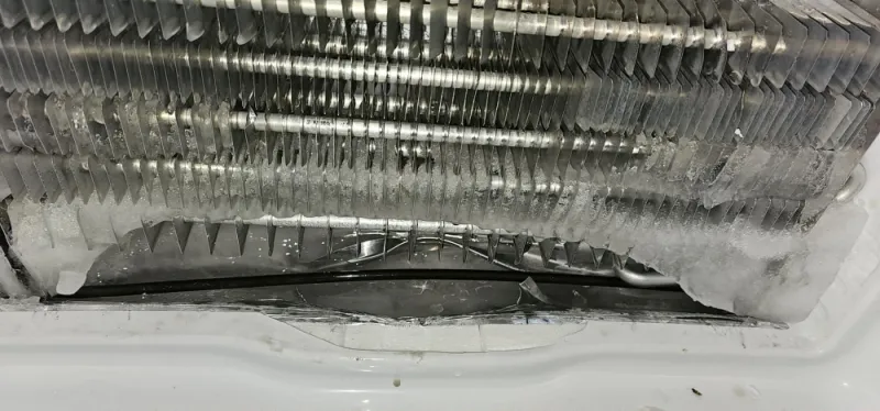 dégivrage en cour sur frigo à Saint Leu Reunion