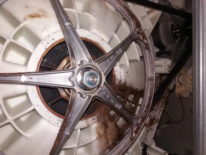 Etat des roulements-abimé sur machine à laver 