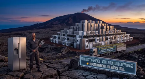 Réparation frigo américain et froid professionnel Réunion 974 expertise FSE 2400 tonnes dépannées.