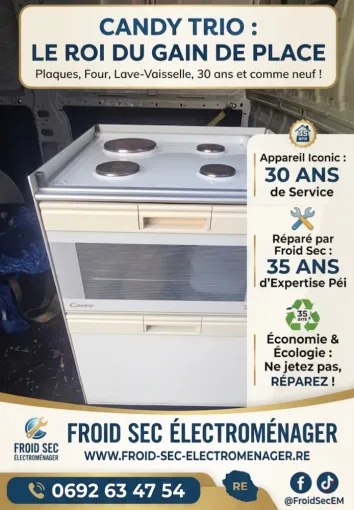 ​🛠️ Réparation de Lave-Vaisselle à Saint-Louis : L'Expertise Froid Sec Électroménager depuis 35 ans