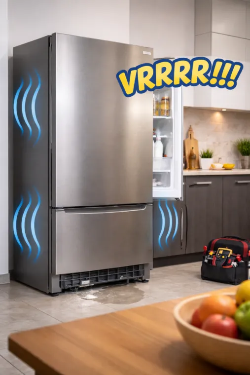 Frigo-qui fait-du-bruit-Froid-Sec-Electroménager