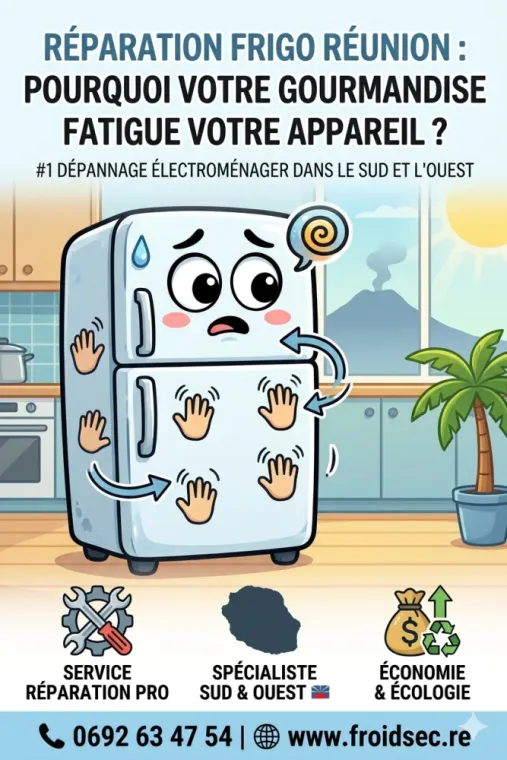 Réparation Frigo Réunion  Votre expert dépannage dans le Sud et l'Ouest