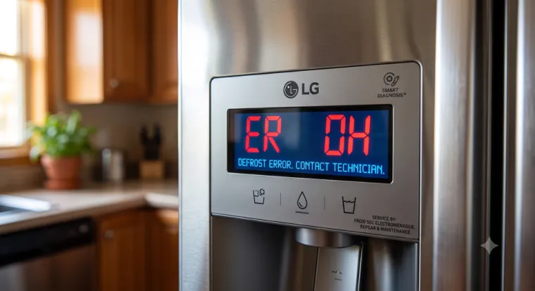 Panne Frigo Américain LG Signification des codes erreurs 